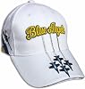 Blue Angels Gorra Bordada con Diamante Solo en Blanco, Azul Real y Dorado 3