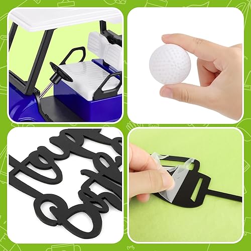 Miniatura 233 de Hooqict 26 piezas de decoraciones de pasteles de los años 80 y 90, decoraciones retro de los años 80 de hip hop con bolas de purpurina para cupcakes