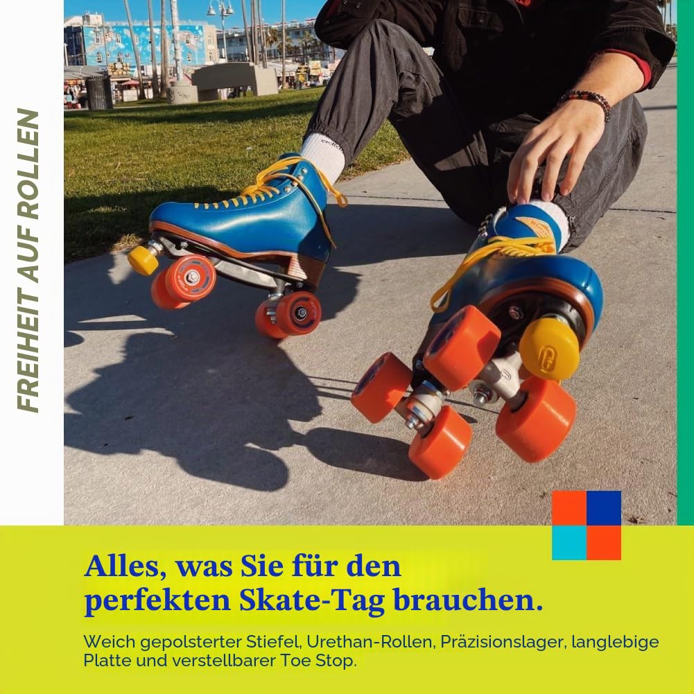 Riedell Skates - Crew - Quad-Rollschuh für den Außenbereich