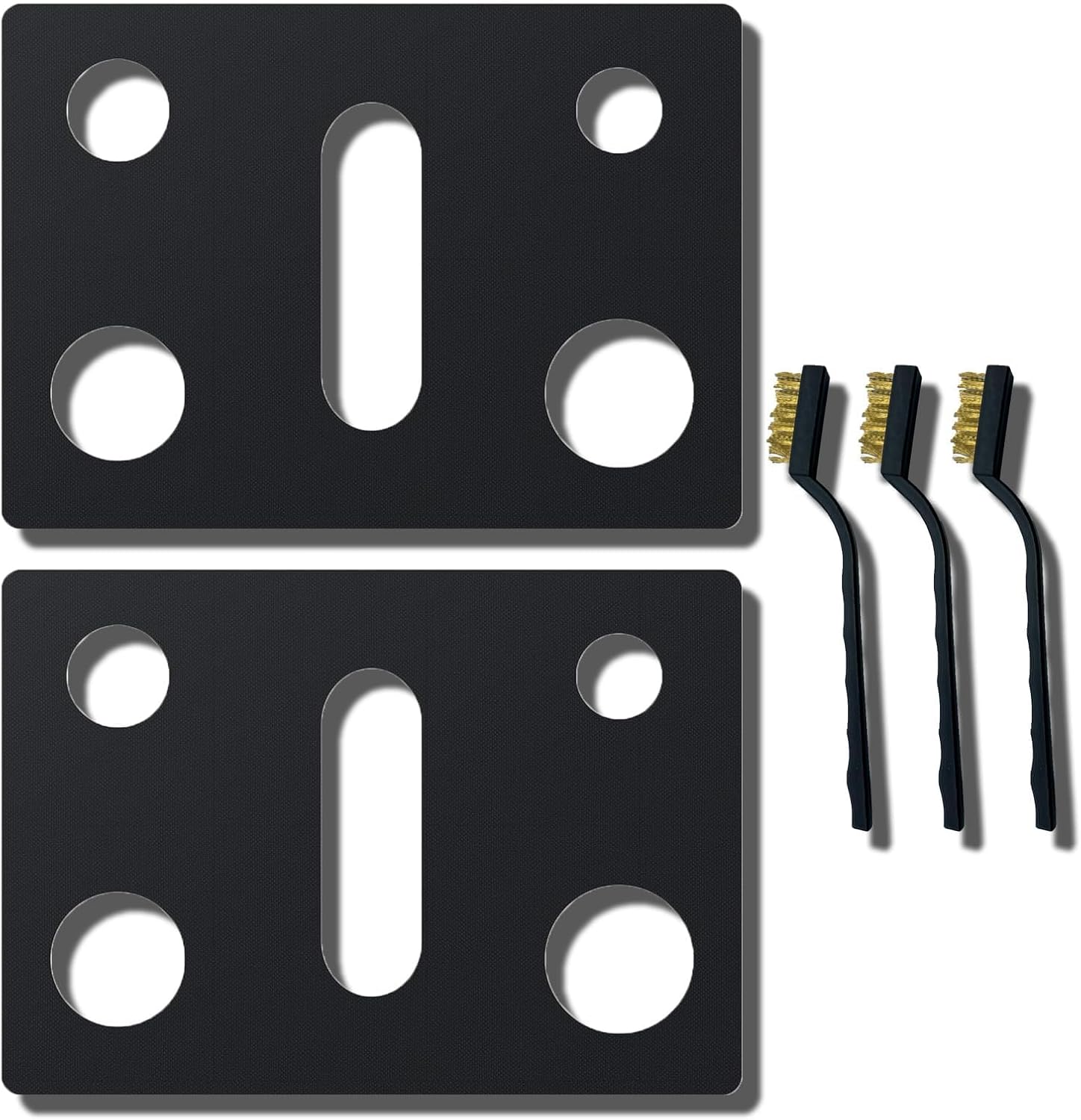 1Pack Thickened Gas Stovetop Protector Mat, Reusable Anti-Splash Liner Fit for Frigidaire Gallery GCFG3060BF GCFG3060BD Includes 3 Cleaning Brushes