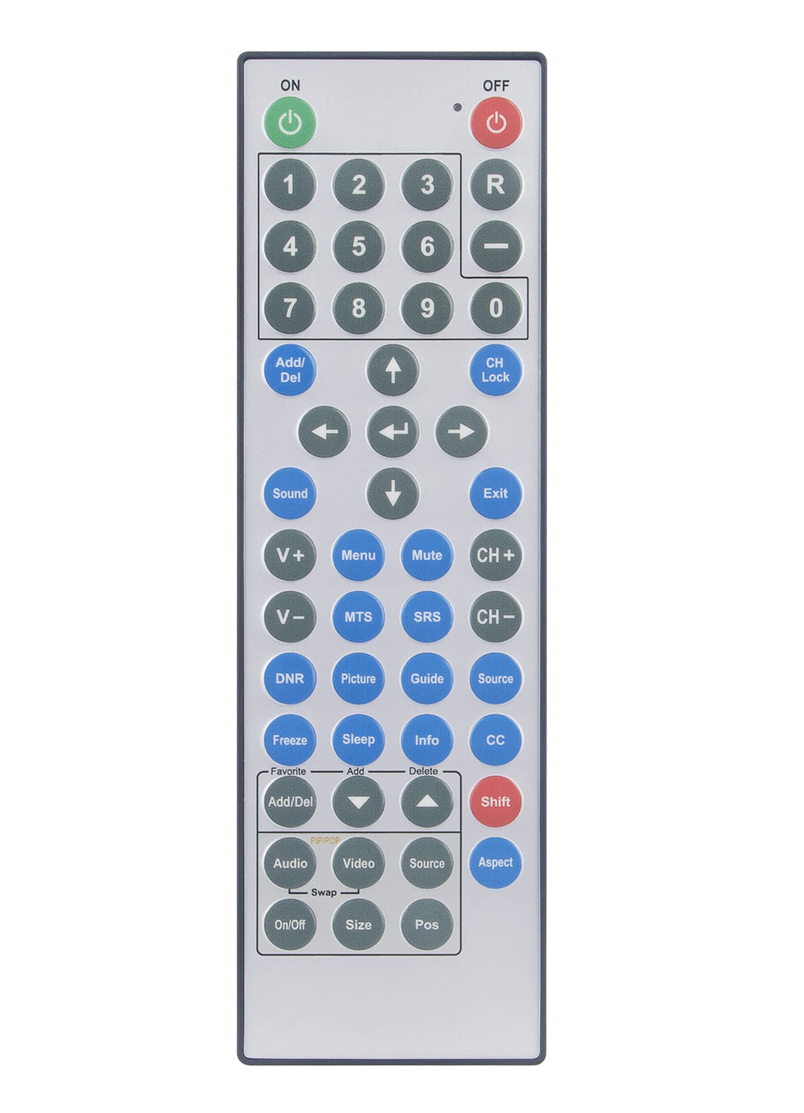 AULCMEET Replace Remote Control Compatible with All SunBriteTV Outdoor LED HDR 4K TV