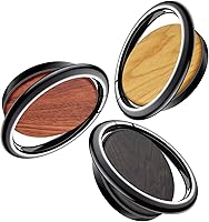 Vista 14 de Carveit Soporte de anillo para teléfono celular con diseño de madera maciza, soporte de metal compatible con iPhone 16 Pro Max 13 14 Galaxy S24