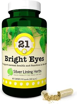 Silver Lining Herbs Bright Eyes Dog Eye Care Supplement - 90 Ct