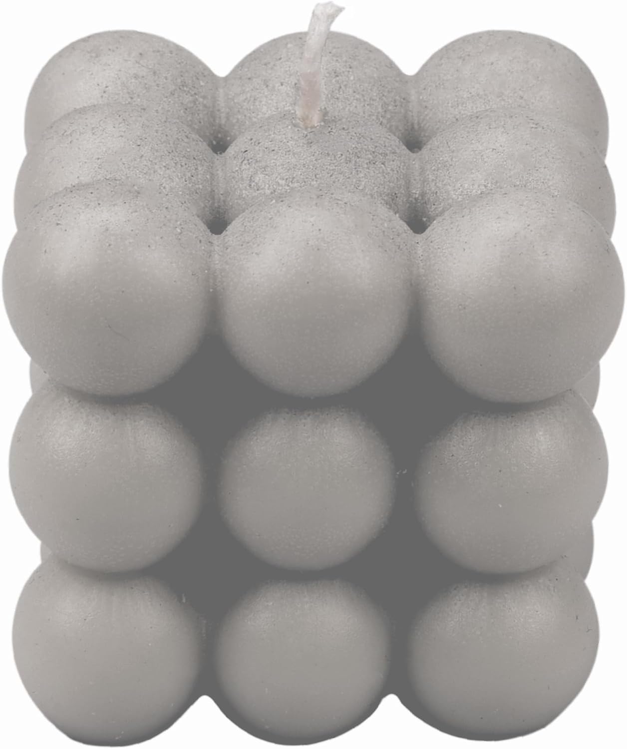 Grey Color Bubble Shape Soy Wax Candle for Home Decoration Wedding Christmas Birthday Valentine's Day