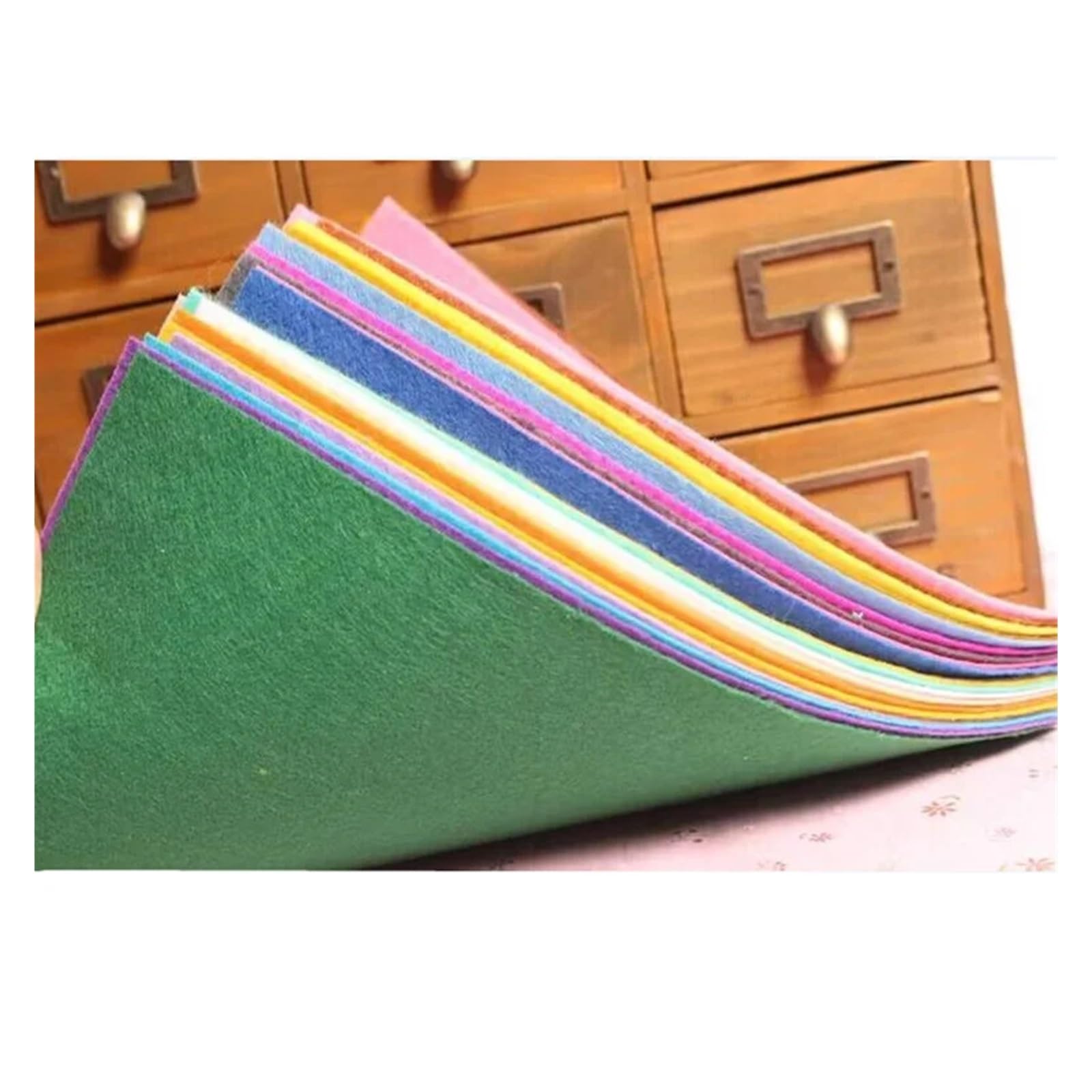 filzstoff meterware filz meterware filz filzsto 40 cm / 15,75 Zoll Filzstoffbogen, Stück, Vliesstoff, 1 mm, Farben, verschiedene Größen, Näh- und Patchwork-Set(20x20cm)