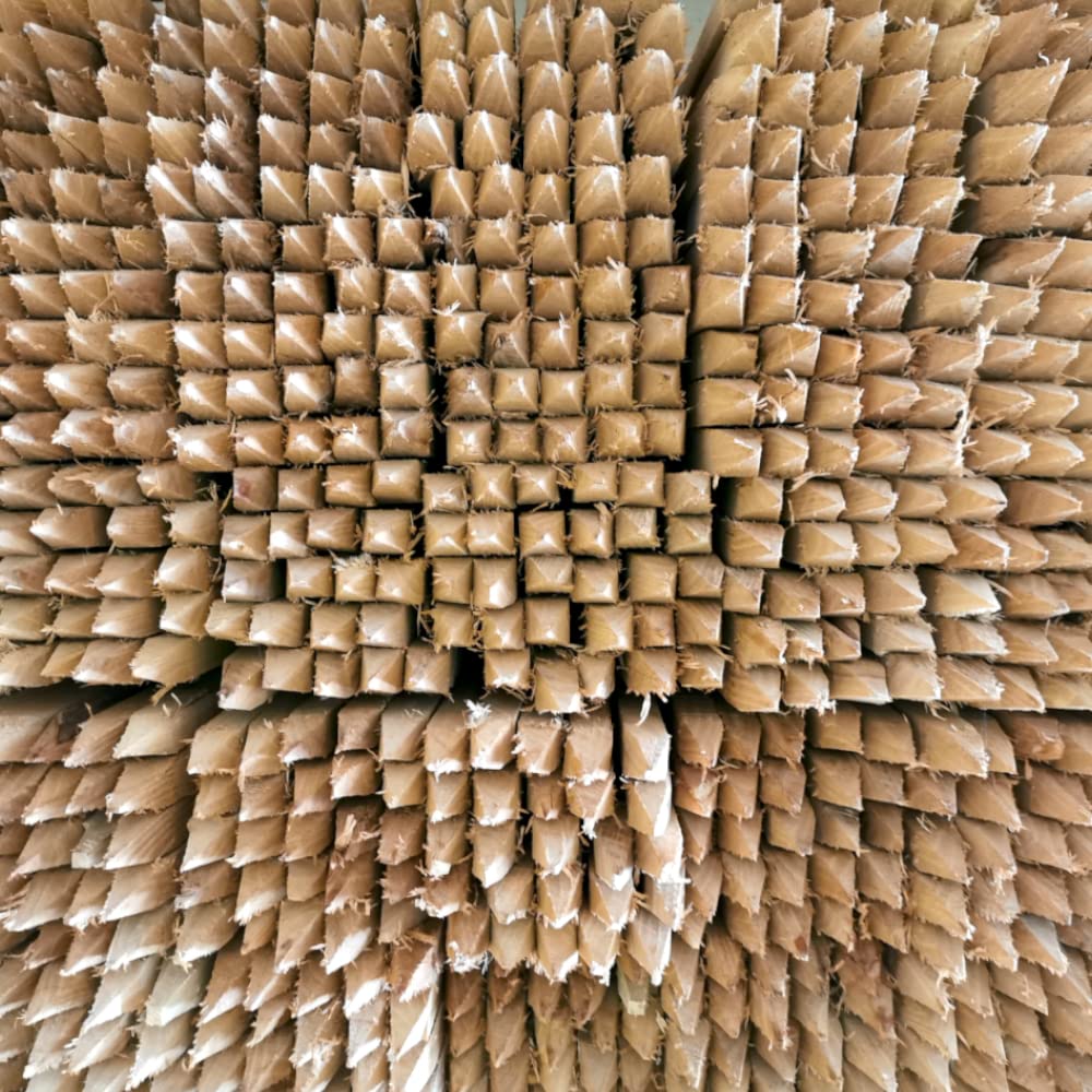 Lot de 25 piquets en bois dur - 150 cm - Tuteurs en chêne - Poteaux en bois de chêne pointus