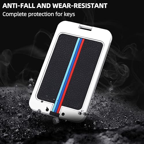 Miniatura 6 de MANG JIANG Funda para llave de coche para BMW 1 3 5 7 Series X1 X3 X5 X6 X7 F30 G20 F34 F31 G30 G01 F15 G05 I3 M4