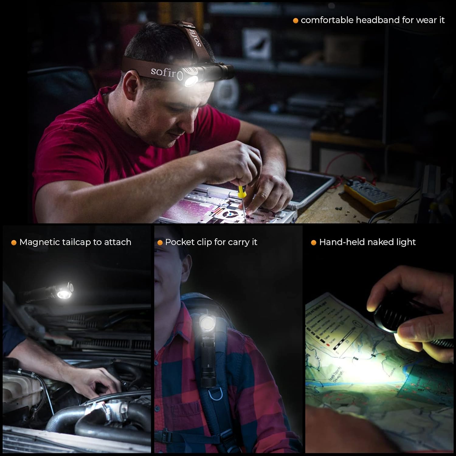Sofirn SP40A versatile usage scenarios