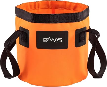 DMOS Ruck Bucket - Collapsible Folding Water Bucket & Portable Wash Basin for Camping, Traveling, Backpacking