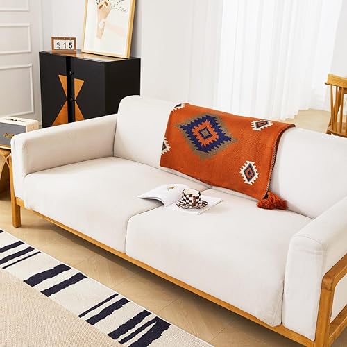 Miniatura 4 de AIVIA Manta para silla Southwestern, de punto acrílico, diseño tribal del suroeste, para sofá o cama, sofá, nativos americanos, ideal para mamá,