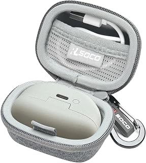 RLSOCO Carrying Case for Sony WF-1000XM5 Wireless Noise Cancelling Earbuds (XM5-Grey)