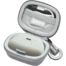 RLSOCO Hard Case for Sony WF-1000XM5 The Best Truly Wireless Noise Cancelling Earbuds - Grey | Shockproof, Dustproof, Water-Resistant Storage Pouch with Sturdy Metal Hook Case Only