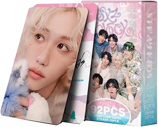 Stray Kids Photocards Album 92 PCS Stray Kids album Photo Cards Stray Kids lomo card Gift Lomo Cards Merch for Stray Kids Boys and Girls