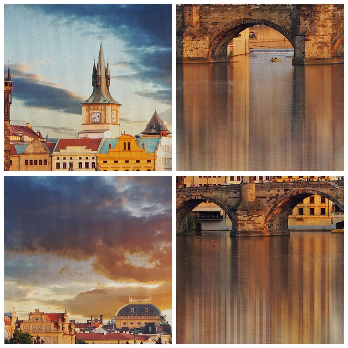 ARTTOR Bilder auf Leinwand 150x50cm Wandbild Architektur Städte - 2819