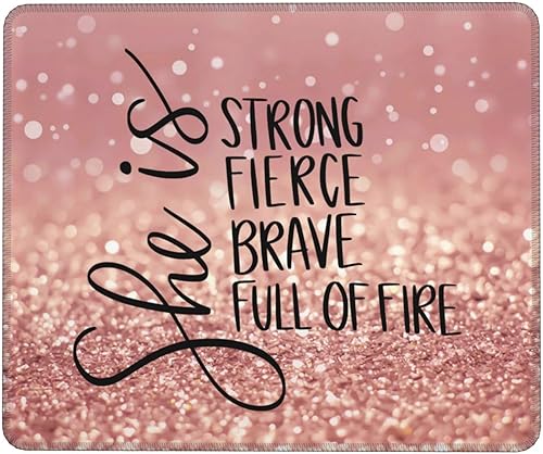 Jakayla Bonita alfombrilla de mouse con base de goma antideslizante, alfombrilla de mouse con borde cosido, impermeable, linda alfombrilla de mouse