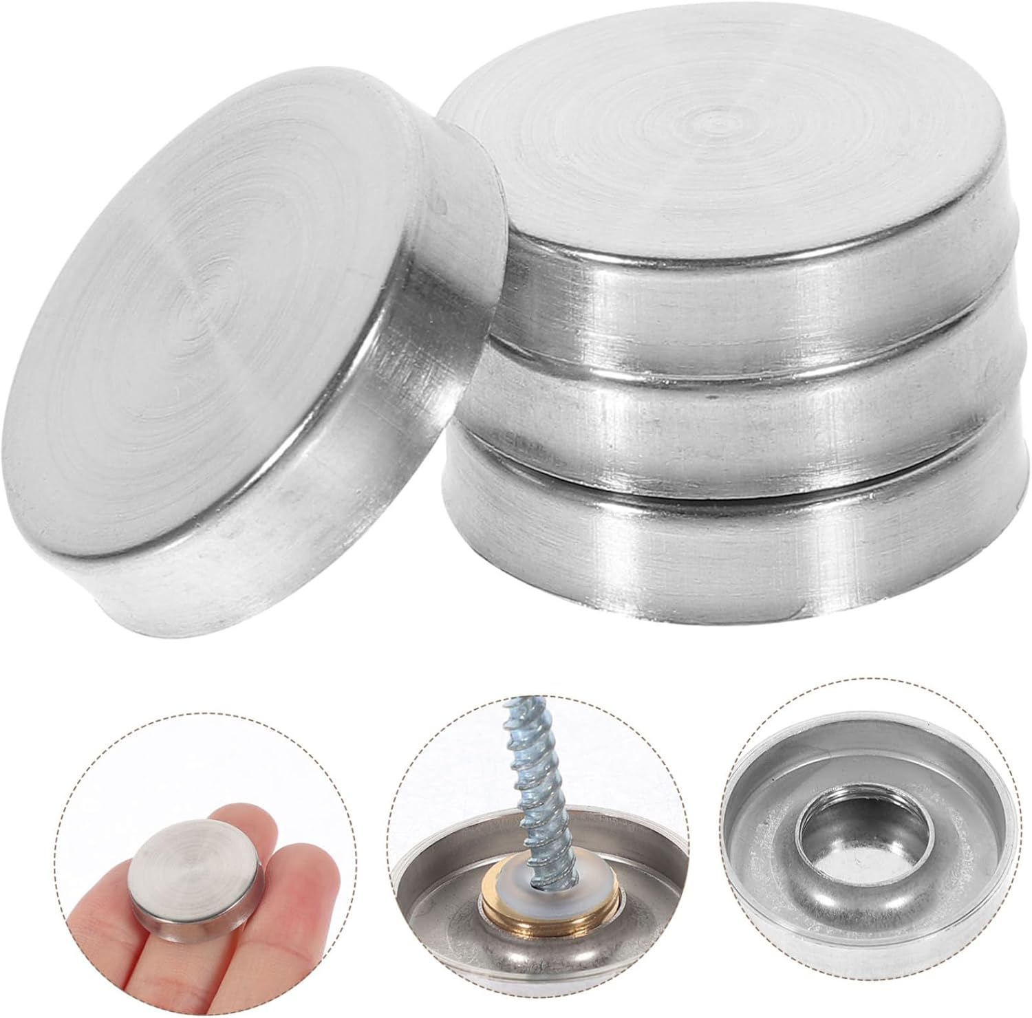 Stainless Steel Glass Fixing Nails 20pcs for Mirrors and Signs