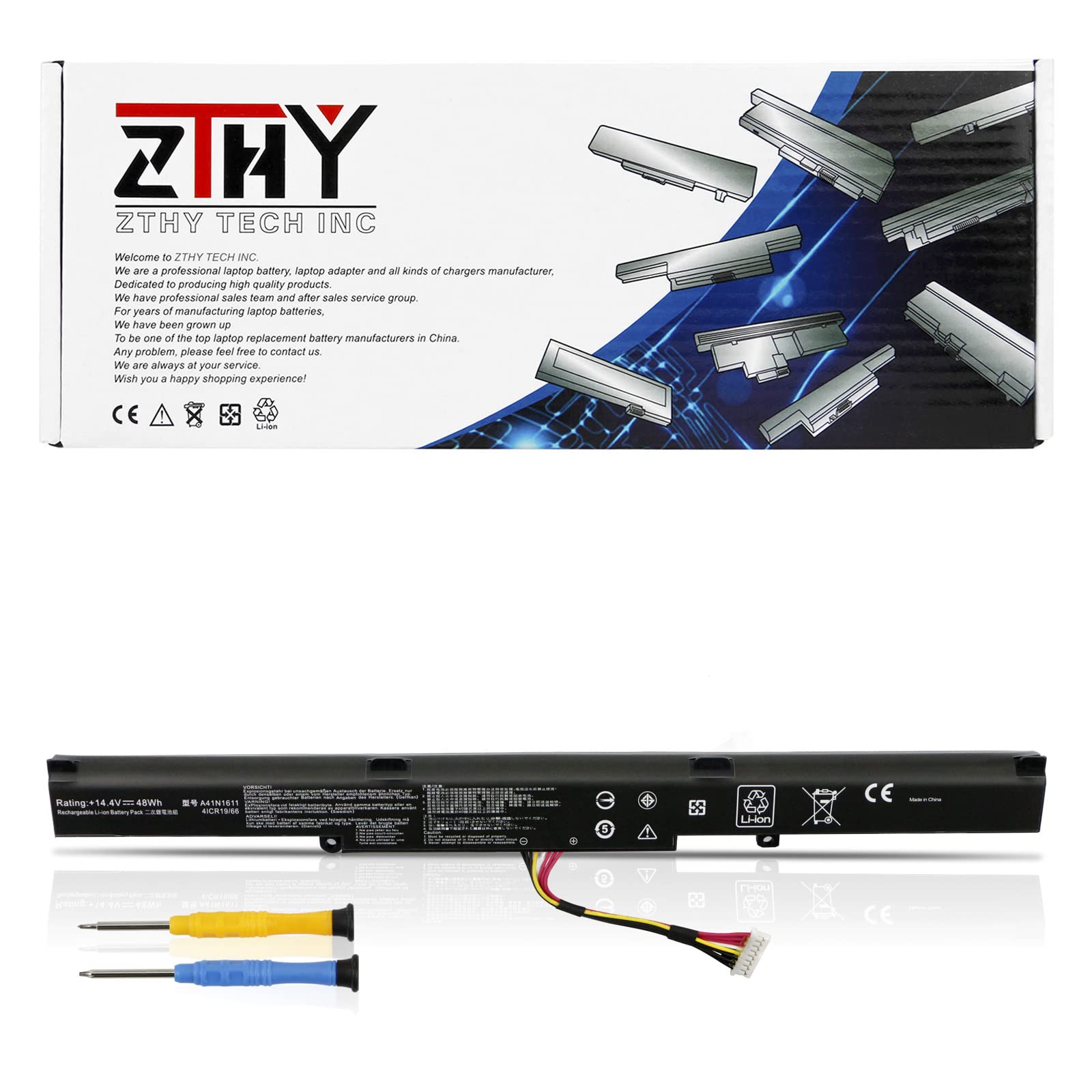 Amazon.com: A41N1611 Battery Replacement for Asus Rog Strix
