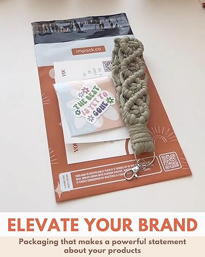 Miniatura 53 de Impack - Paquete de 25 sobres de polietileno de 10 x 13 pulgadas, bolsas de envío biodegradables para ropa, sobres de correo autoadhesivos verde