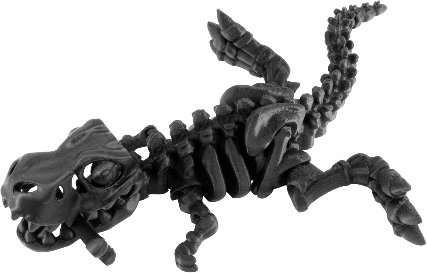 PowerTRC 3D Printed Skeleton Tyrannosaurus Rex – Prehistoric Collectible Articulating Dinosaur 3D Figurine Desk Decoration for Teens and Adults, Made in USA image 4