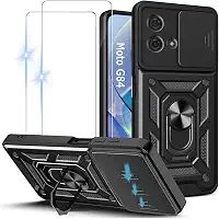 Capinha Capa para Motorola Moto G84 5G + 2 Películas de Vidro Temperado | Capa Anti-Impacto | Proteção da Câmera | Resistente a Arranhões | Aberturas Precisos | Armadura Militar
