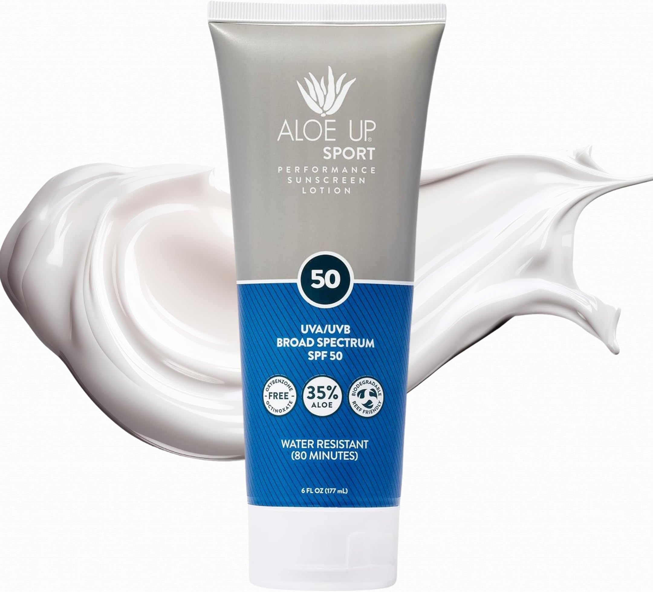 Sport Performance Sunscreen SPF 50 With Aloe Vera 177ml Tube Sun Lotion