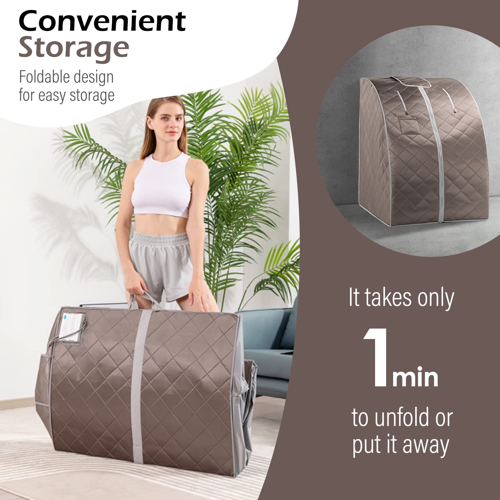 K*a様 ポータブルサウナ ブラウン 一人用 ホームサウナ 自宅 折りたたみ 新 K*a様 ポータブルサウナ ブラウン 一人用 ホームサウナ 自宅