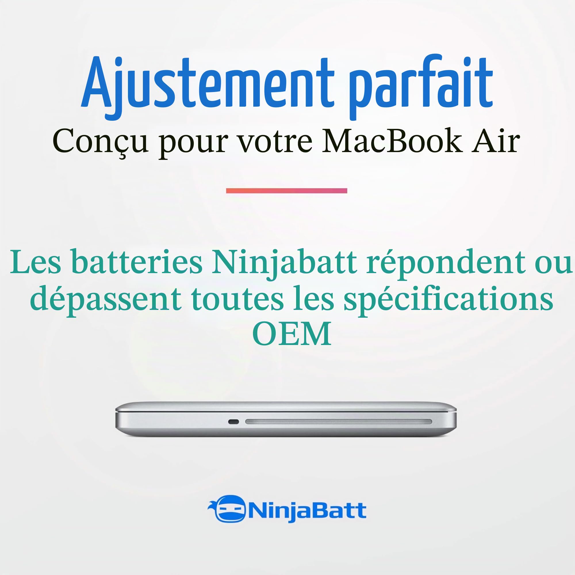 Batterie NinjaBatt A1322 A1278 pour Apple MacBook Pro 13" [Mi-2012 2010 2009 Début 2011 Fin 2011] - Haute capacité [63,5 Wh/10,95 V]