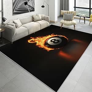 Amazon.com: MMYAOKEN Billiard Rugs for Pool Room - Billiard Home Decor ...