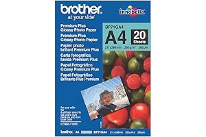 Brother BP71GA4 A4 20 Sheets Photo Glossy Paper