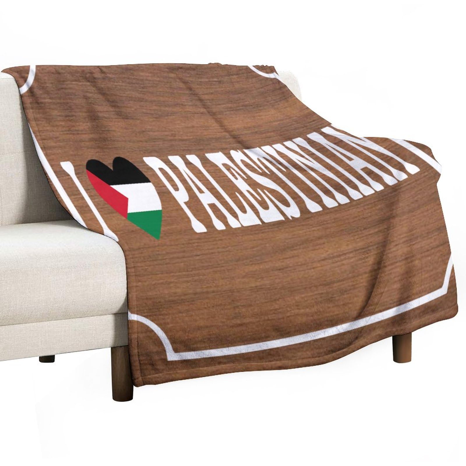 Couverture polaire douce Palestine idée cadeau originale pour anniversaire enfant et adulte