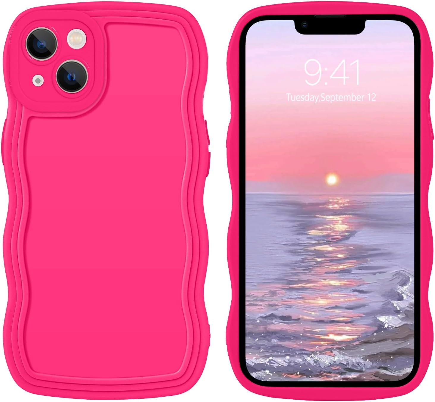 GUAGUA Compatible with iPhone 13 Mini Case, Phone Case