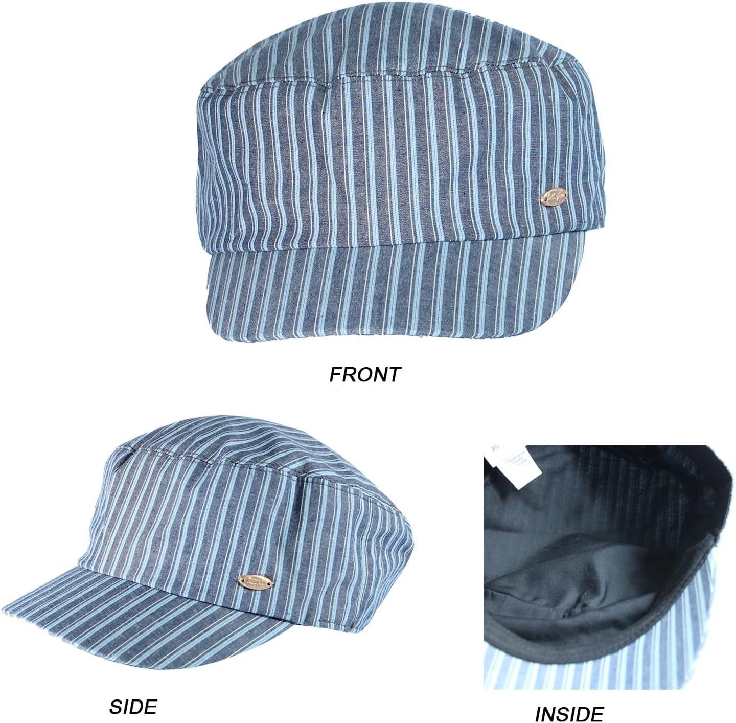 Womens Newsboy Caps Stripe Cabbie Gatsby Hat Ladies Pageboy Caps for Womens