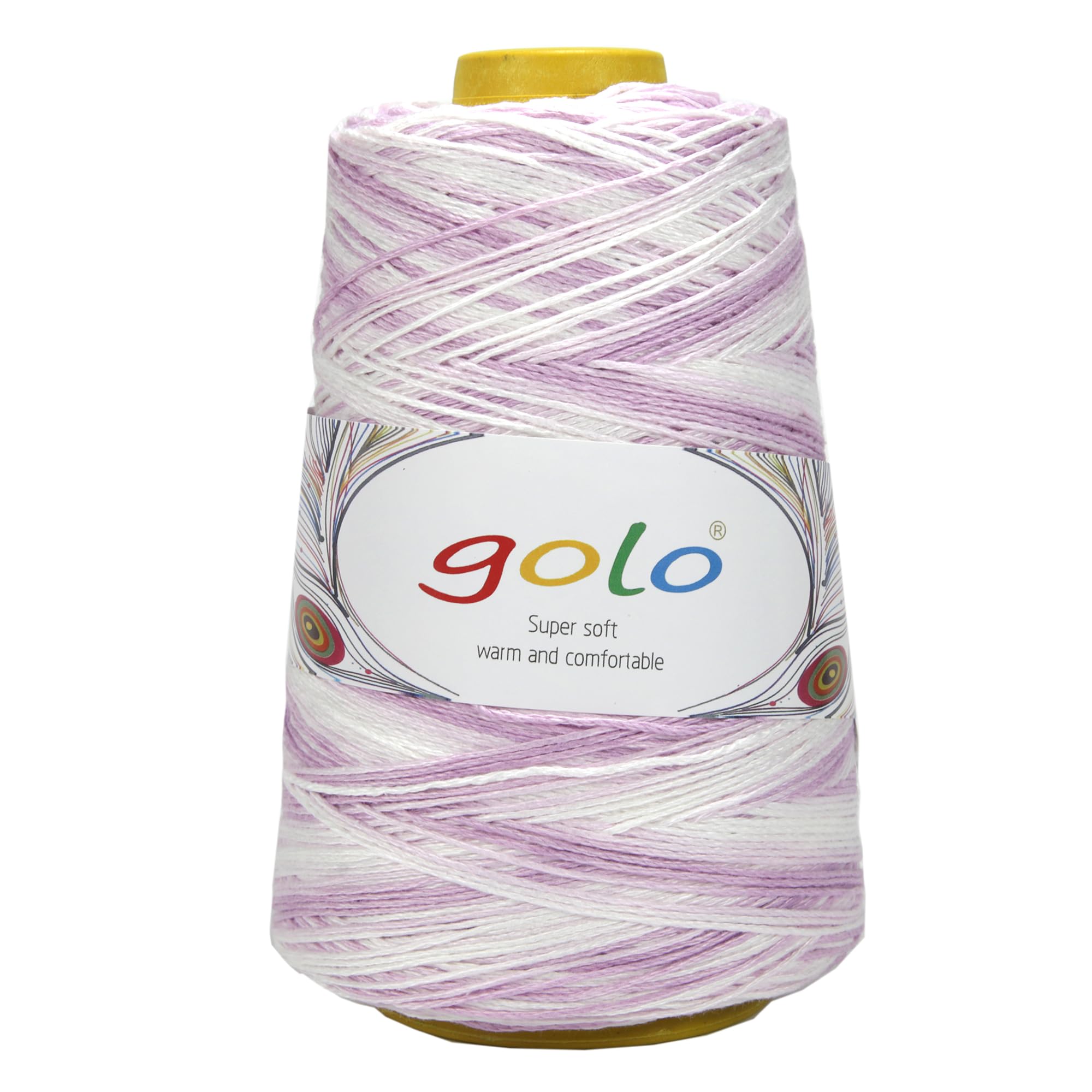golo Dishcloth Cotton Yarn Cone, 250g 500m, 100% Cotton Yarn for Crochet, Knitting and Weaving — image 1