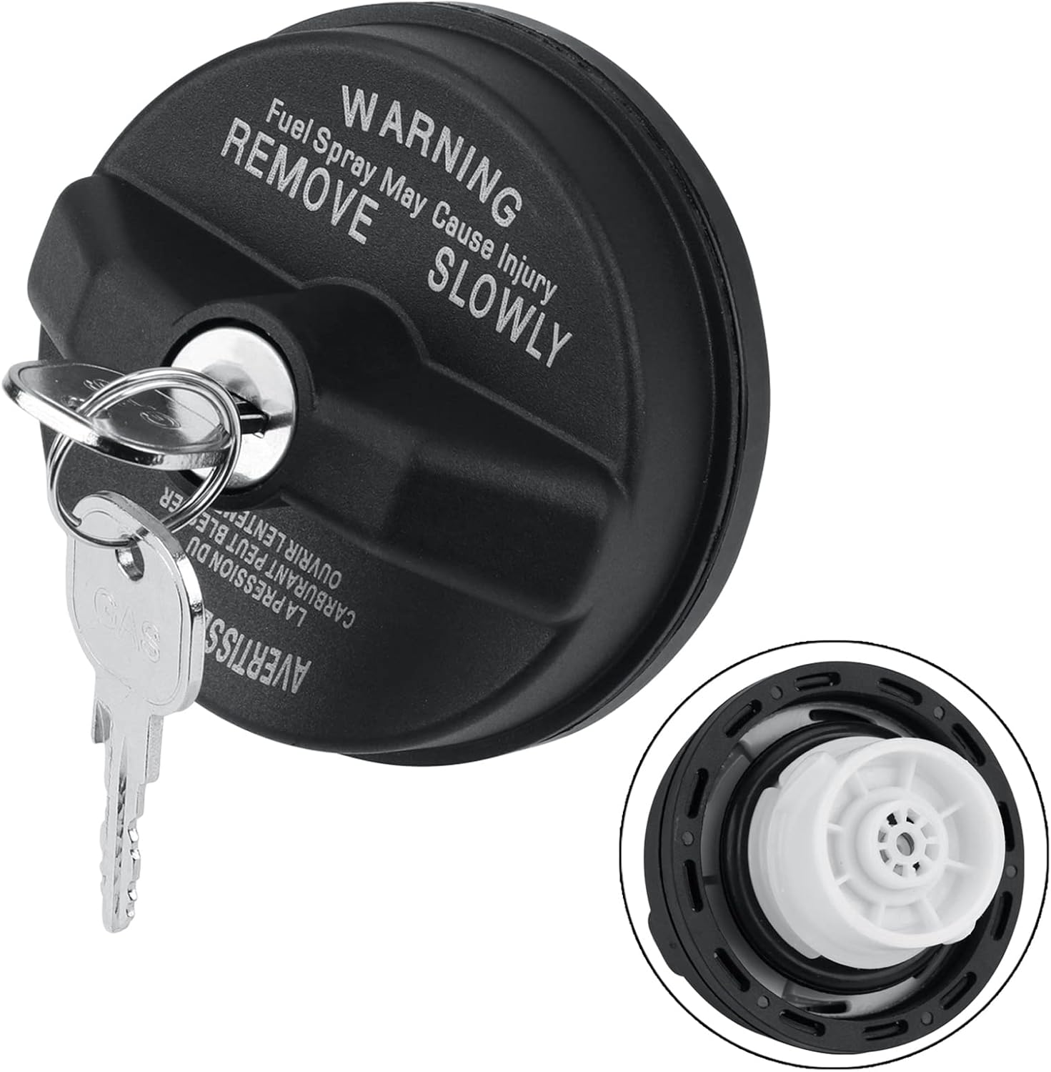 Amazon 05278655AB ロックガスキャップ 燃料タンクキャップ 交換用 Jeep Wrangler JK TJ リバティ