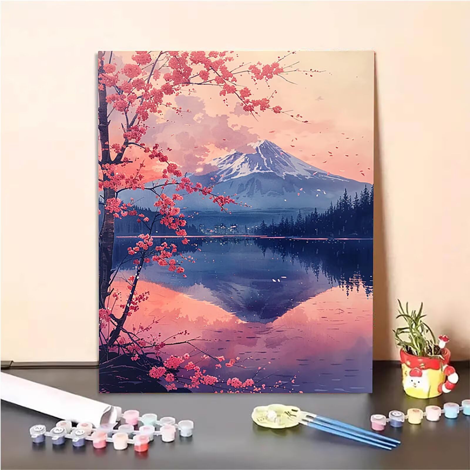 絵画『SKIN』NORRY Amazon.com: Mount Fuji Paint by Numbers Kit for Adults, Paint by