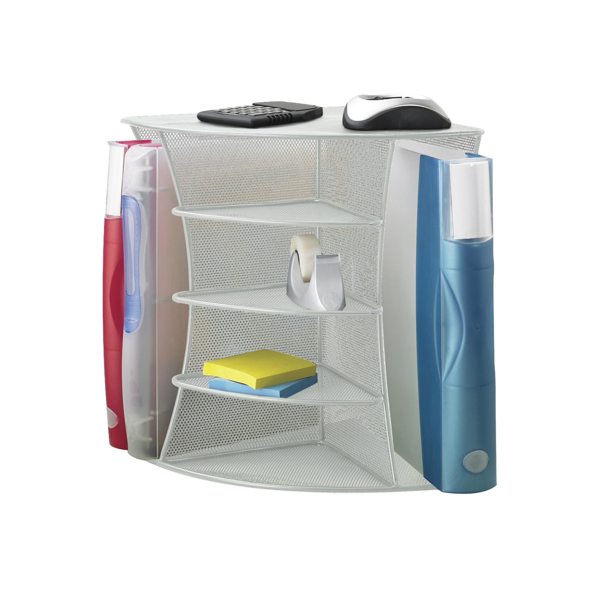 Safco ORGNZR ONYX DSK COIN Rangement Bureau pour Télétravail Efficace