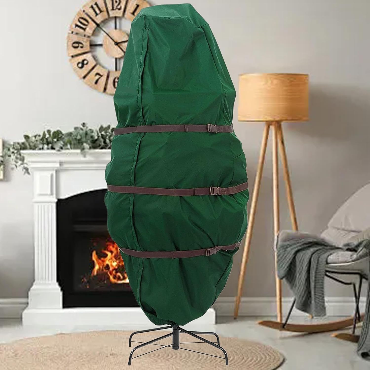 Christmas Tree Storage Bag, Protective Tree Storage Bag, Waterproof Christmas Tree Cover, Moisture-Resistant Tree Storage, Adjustable Christmas Tree Cover For Artificial Trees