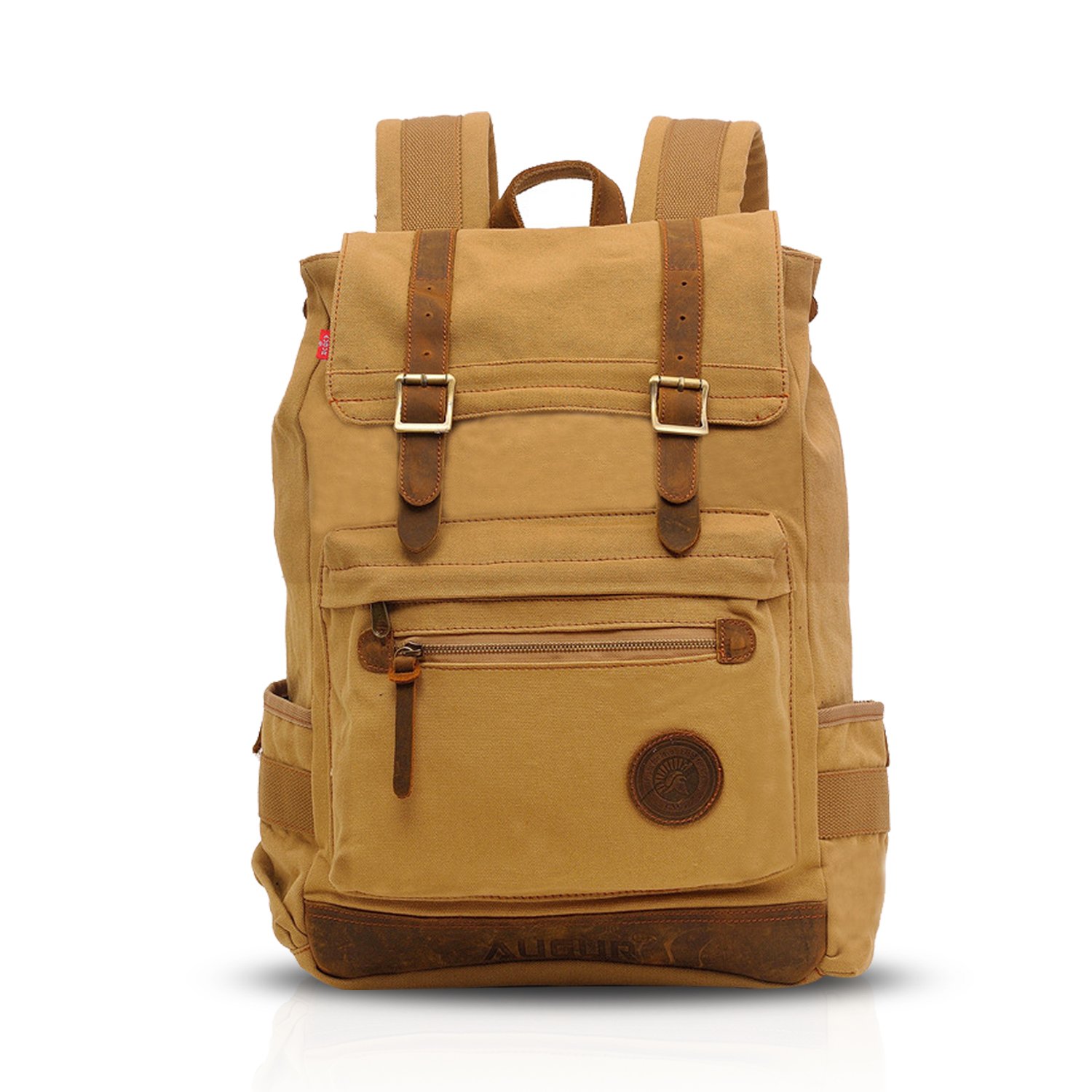 FANDARE Lona Mochila Escolar Mochilas Tipo Casual Bolsas Escolares para 15.6 Pulgada Laptop Mochila para Estudiante Universidad Hombre Mujer Viaje Senderismo Comercio Casual Daypacks