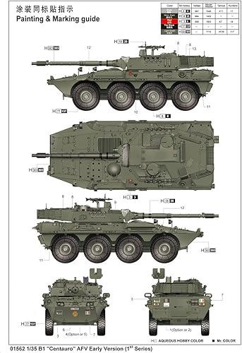 Miniatura 3 de Trumpeter 1/35 Italiano B1 Centauro 1st Series Tank Destroyer Versión temprana