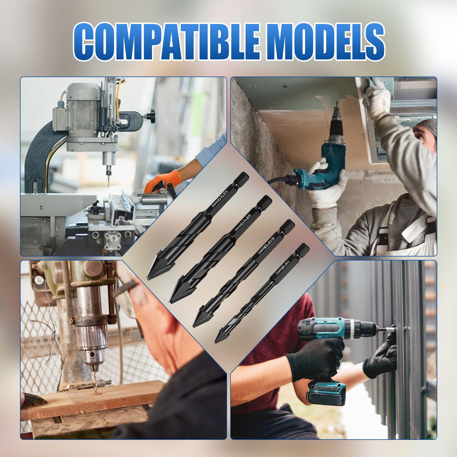 10 PCS Tile Drill Bits Set - Image 2