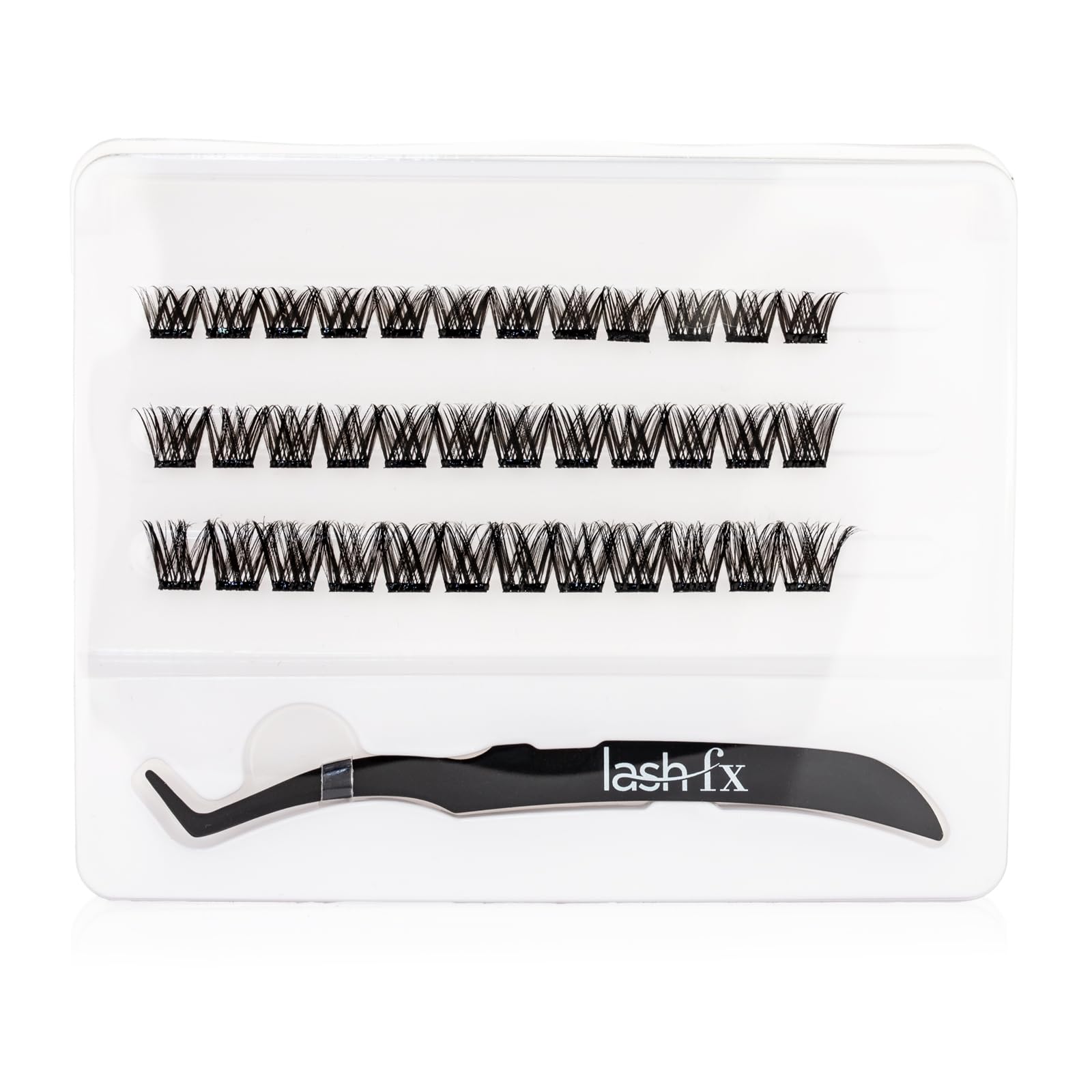 Lash FX Press & Go Pre-Glued Cluster Lashes, Rome: Flirty and fluffy, adding wispy volume with an elegant touch - Image 3