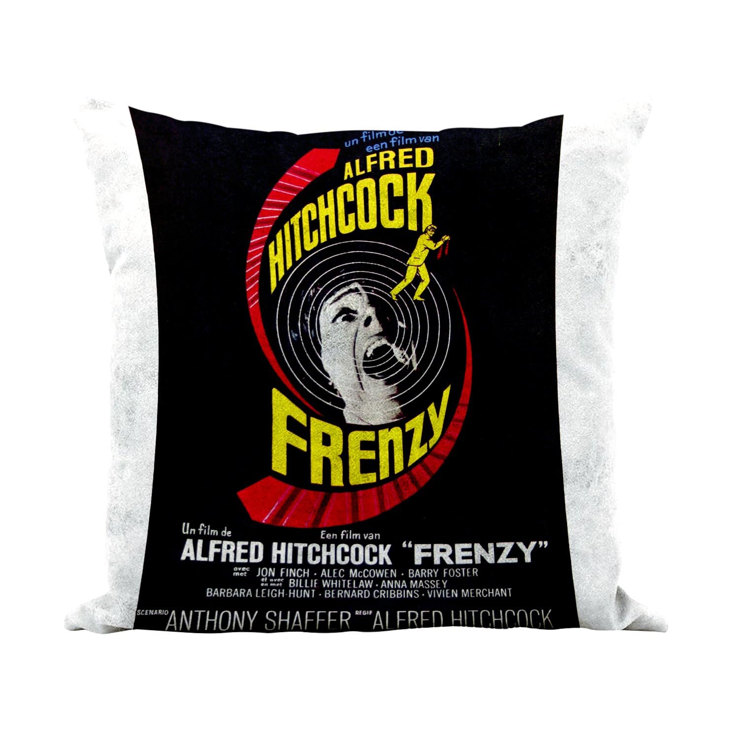 Coussin similicuir blanc idéal pour un salon cinéma rétro vintage