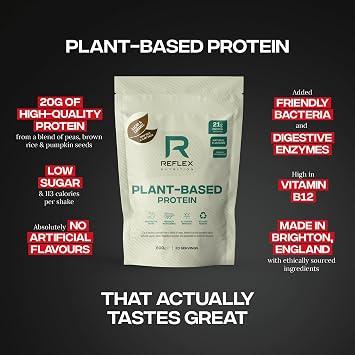 Reflex Nutrition Plant Protein (600g) Cacao & Caramel - Proteins - Vegan Protein