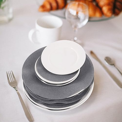 Miniatura 9 de Plate China - Divisores de almacenamiento, 144 piezas con 3 tamaños diferentes, separadores de placas de fieltro de alta calidad, protectores de