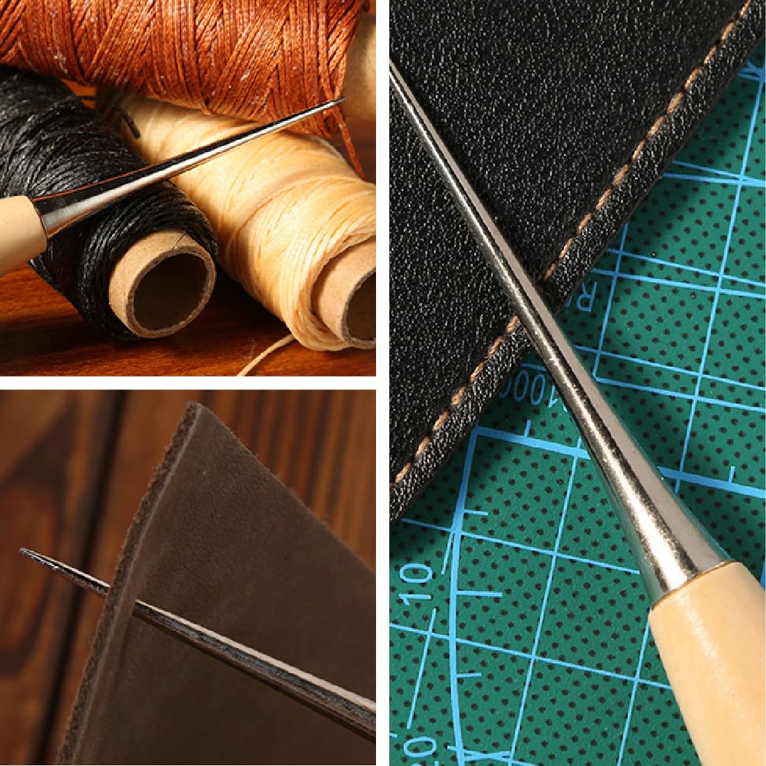 Strumento Per Riparare Scarpe, Filo Per Cera, Filo Per Cucire, 14 - Foto 11