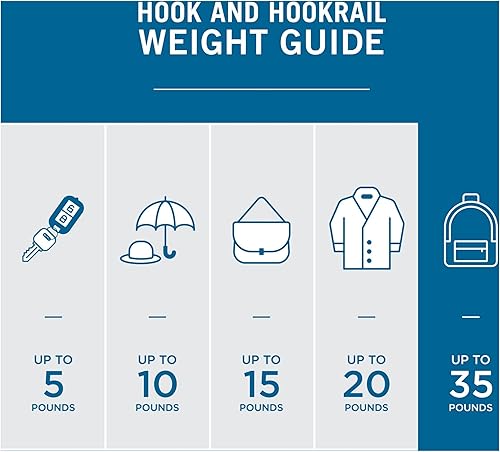 Miniatura 5 de Franklin Brass Gancho extendido cuadrado blanco puro Negro mate,Blanco puro,Níquel satinado