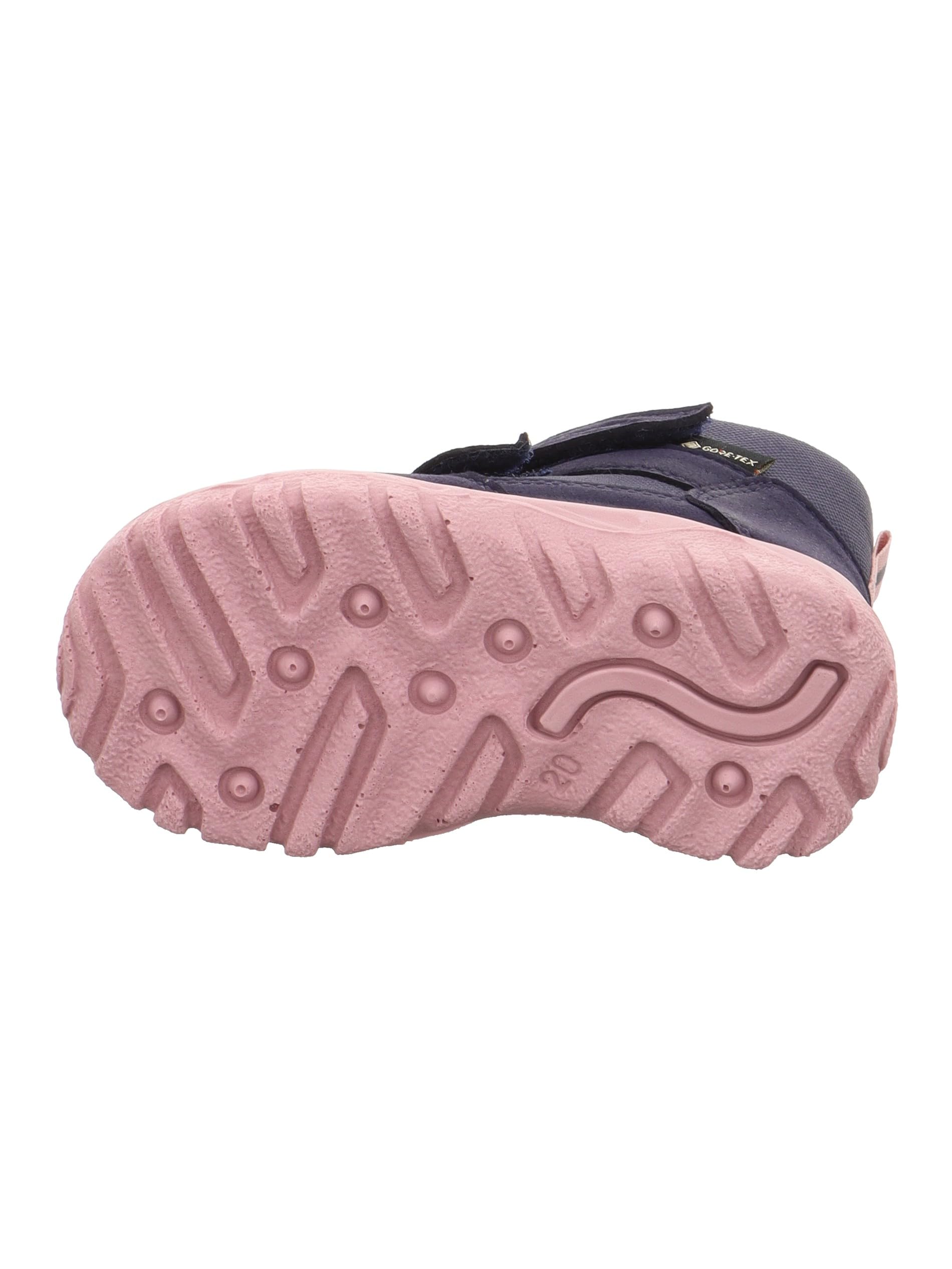 Superfit Baby Mädchen - Schuhe HUSKY1 Boot, Modern, BLAU/ROSA 8030, 22