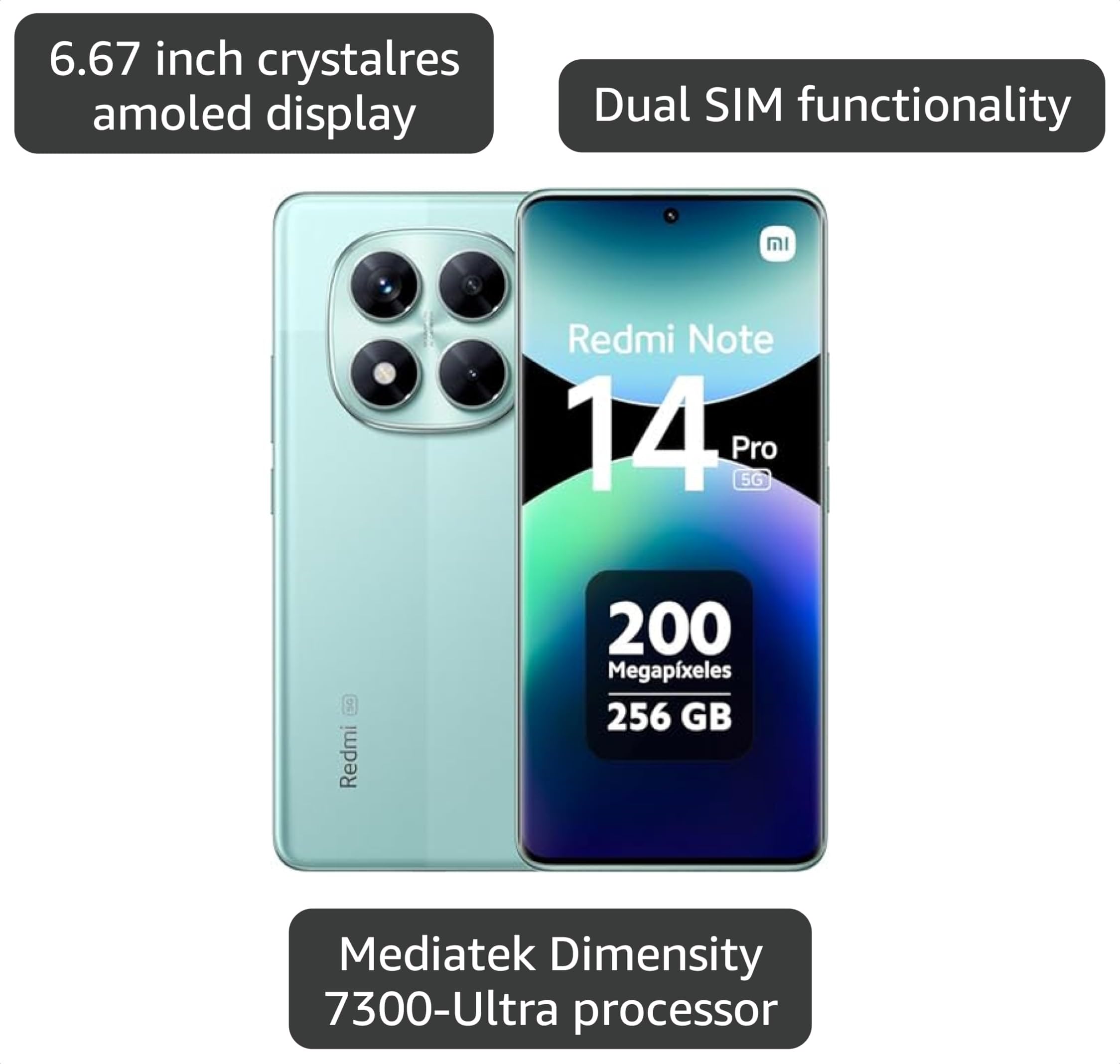 Xiaomi Redmi Note 14 Pro 5g/スマートウォッチ Amazon.com: Xiaomi Redmi Note 14 Pro 5G + 4G LTE (for Tmobile Mint