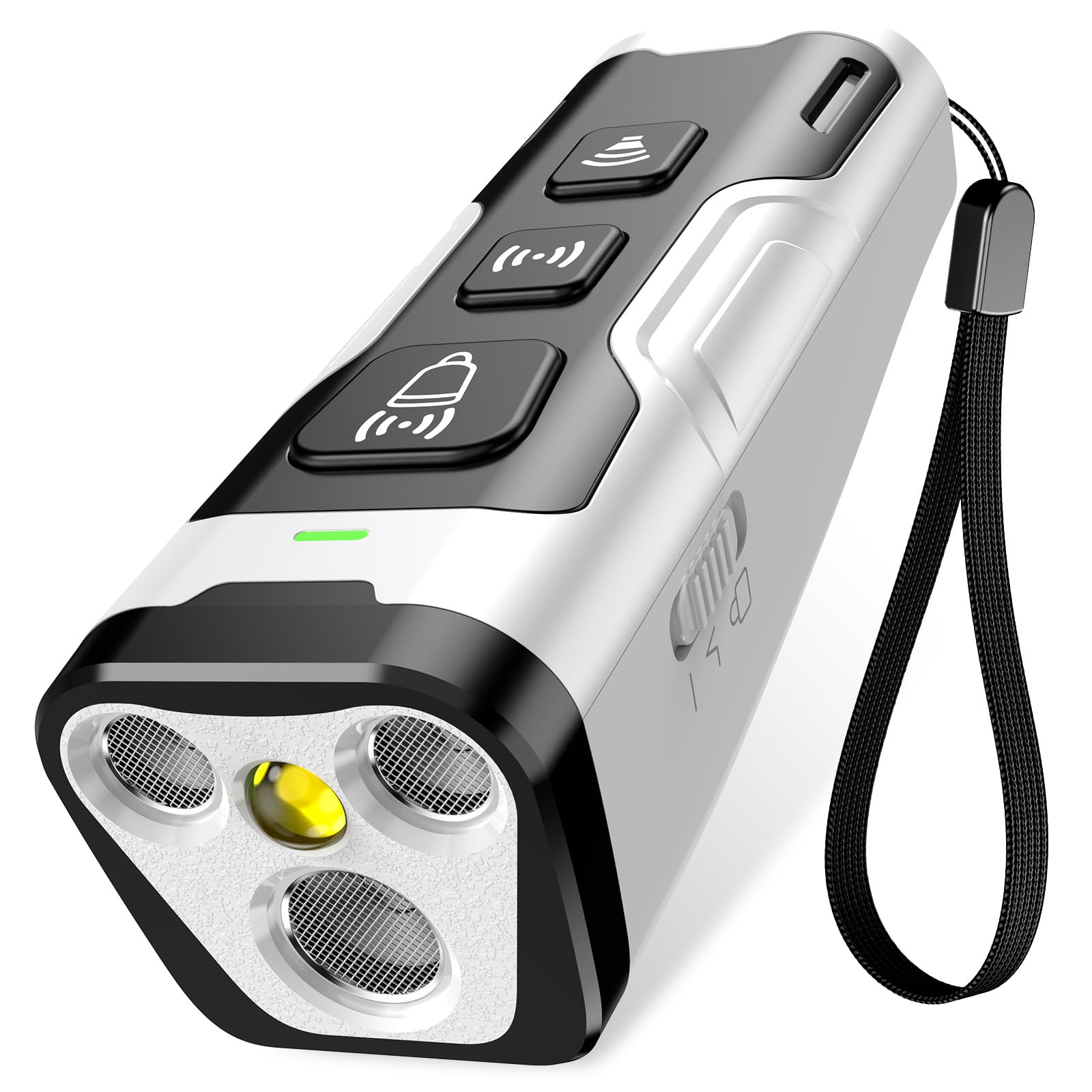 YUYQA Dog Bark Deterrent Device- 3X Ultrasonic Anti Barking,6 Training Modes 23 FT Range–Barks No More Indoors Outdoors Behavior Correct Rechargeable,Compact,Safe, Humane Training for Dogs