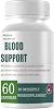 Healthy Flow Blood Support Improved Blood Flow Supplement Supplement with Vitamins & Minerals 60 Capsules